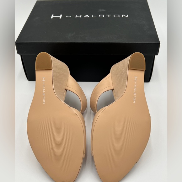 H BY HALSTON - Genuine Leather Holly Mules - Picture 7 of 8